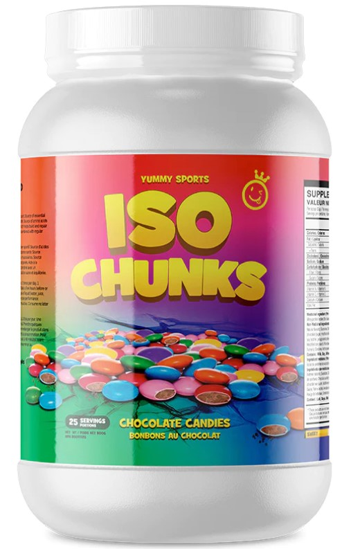 Yummy Sports ISO Chunk 25 Serv 800g Chocolate Candies