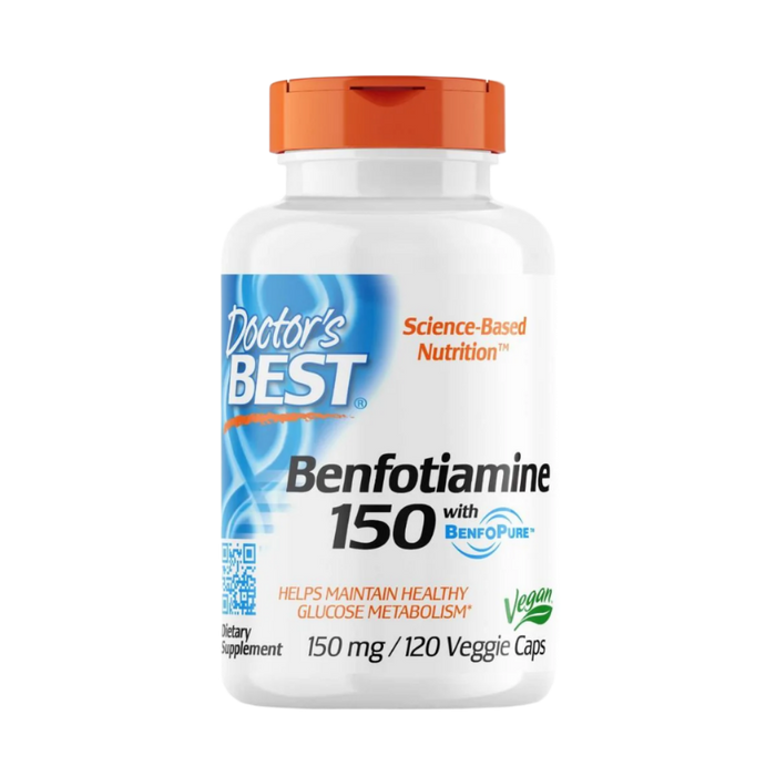 Doctor's Best Benfotiamin mit BenfoPure, 150 mg – 120 Kapseln