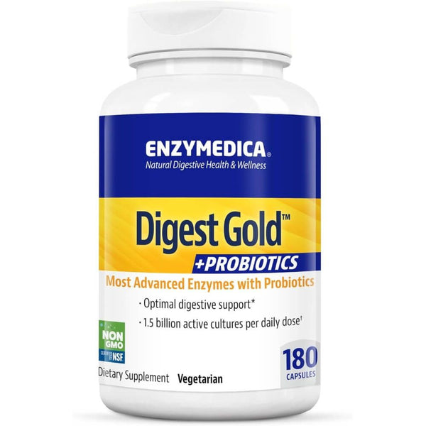 Enzymedica Digest Gold + Probiotics 180 Capsules Best Value Nutritional Supplement at MYSUPPLEMENTSHOP.co.uk