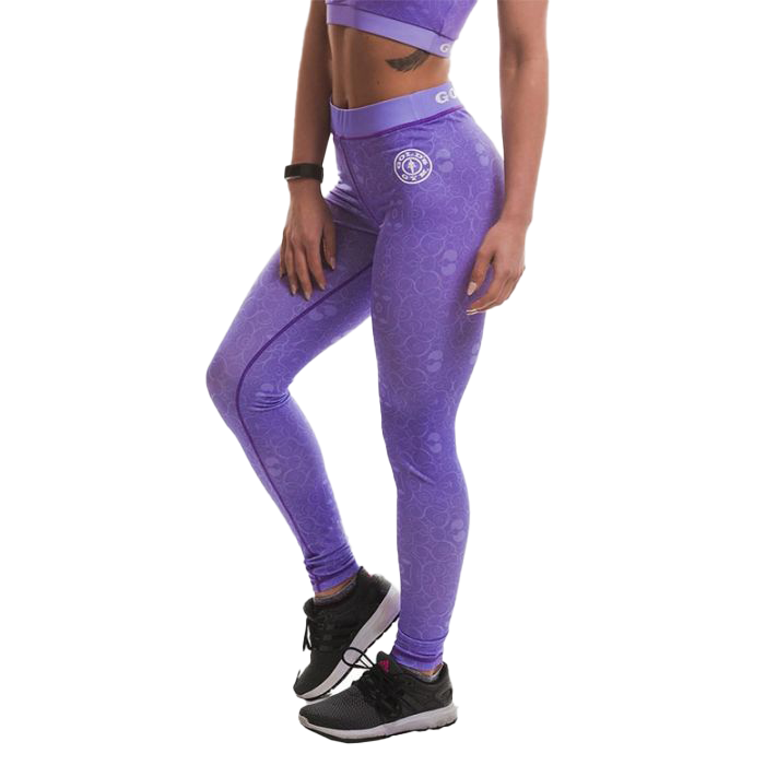 Gold's Gym Sublimated Gym Leggings - Lilac