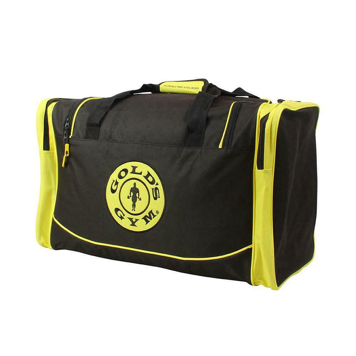 Gold's Gym Herren-Reisetasche Gelb Schwarz/Gold