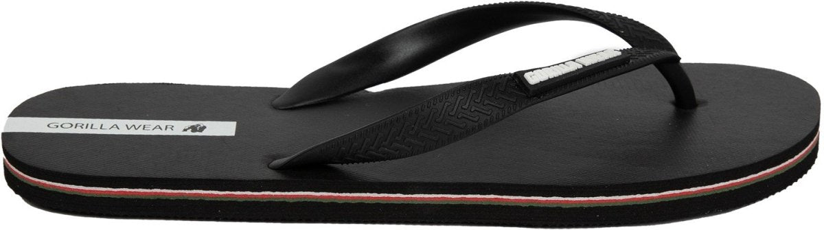 Gorilla Wear Komo Flip Flops Black - US7/EU40 - Flip Flops at MySupplementShop by Gorilla Wear