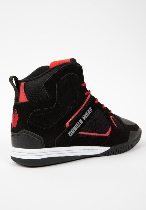 Gorilla Wear Troy High Tops - Black/Red