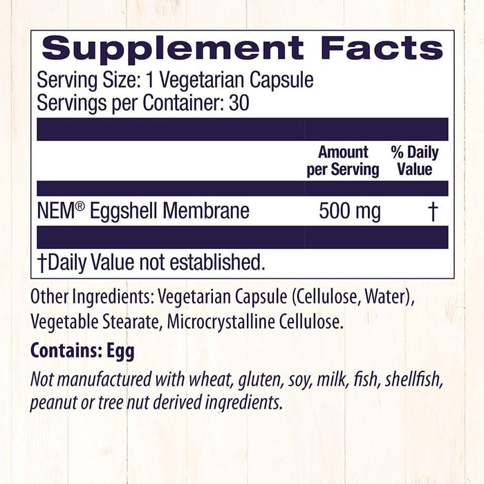 Healthy Origins Eggshell Membrane 500mg 30 Veggie Capsules | Premium Supplements at MYSUPPLEMENTSHOP