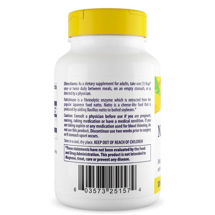 Healthy Origins Nattokinase 2000 FUs 60 Veg Capsules | Premium Supplements at MYSUPPLEMENTSHOP