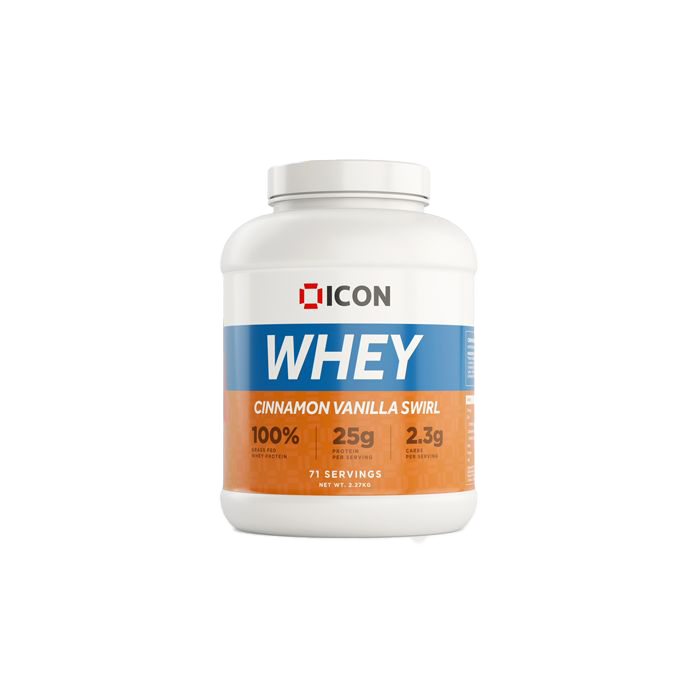 ICON Nutrition 100% Grass Fed Whey 2.27kg Salted Caramel