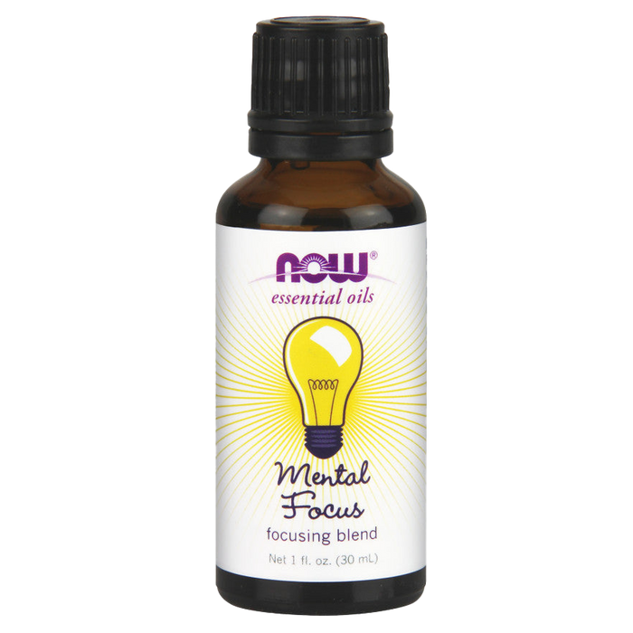 NOW Foods Essential Oil, Mental Focus Oil - 30 ml.