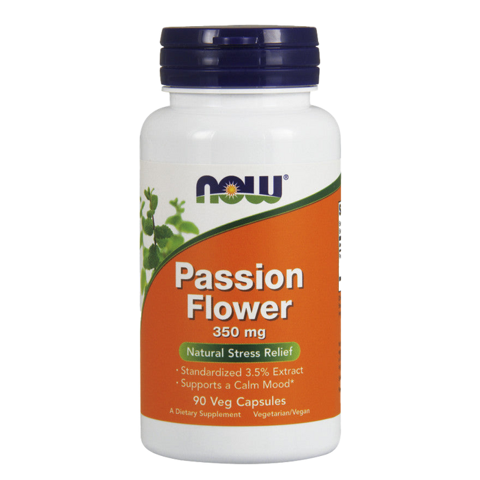 NOW Foods Passion Flower, 350mg - 90 vcaps