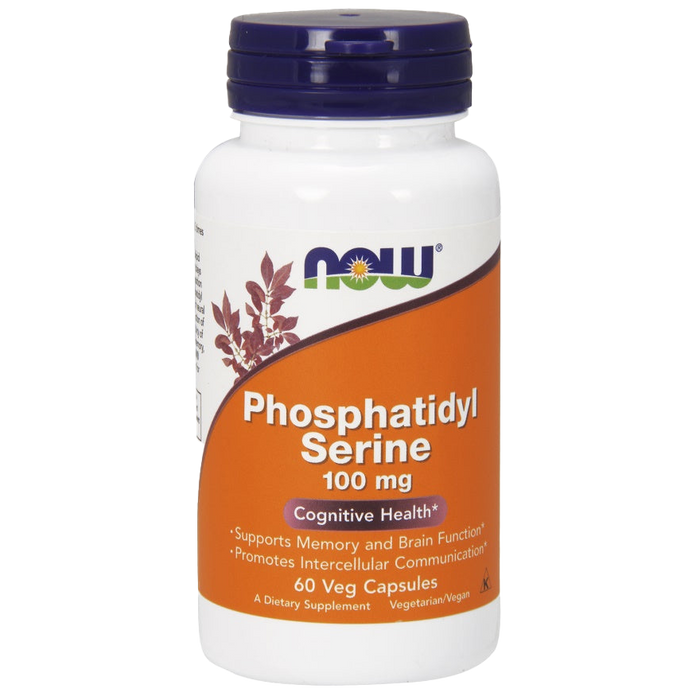 NOW Foods Phosphatidylserin, 100 mg – 60 Kapseln