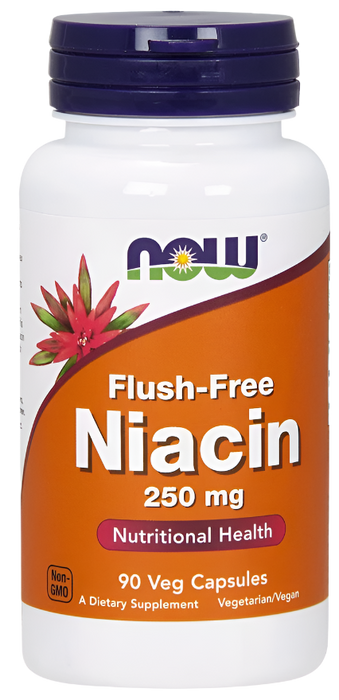 NOW Foods Niacin Flush-Free, 250mg - 90 vcaps