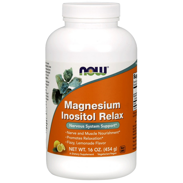 NOW Foods Magnesium-Inositol-Relax-Pulver – 454 g