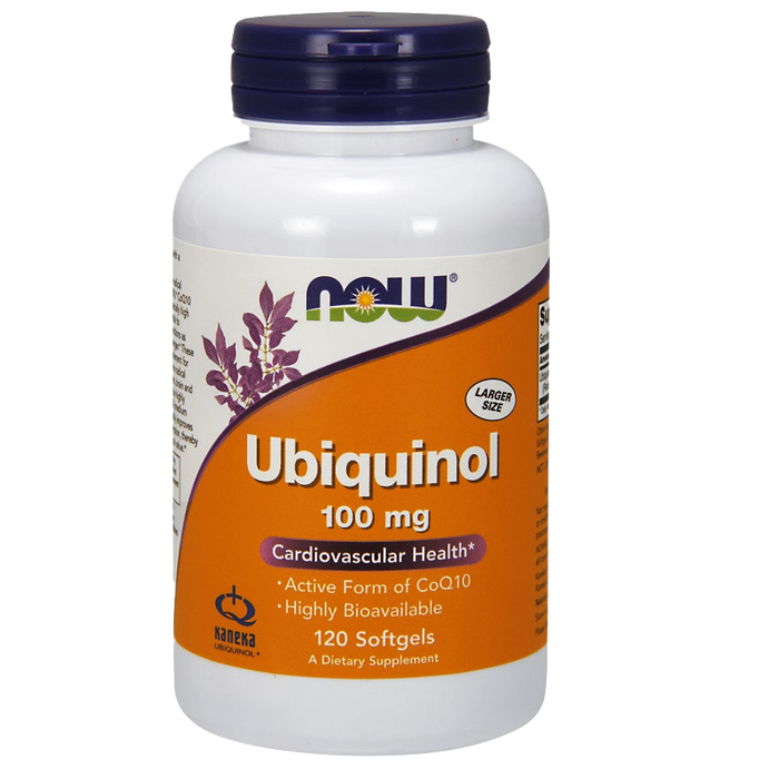 NOW Foods Ubiquinol, 100mg - 120 softgels