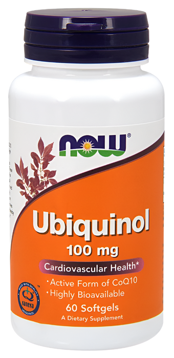 NOW Foods Ubiquinol, 100 mg – 60 Kapseln