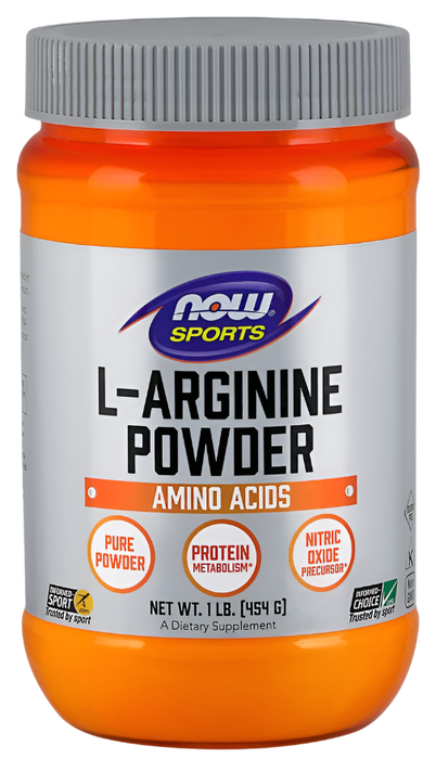 NOW Foods L-Arginin, reines Pulver – 454 g