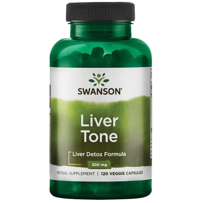 Swanson Liver Tone Liver Detox Formula, 300mg - 120 vcaps