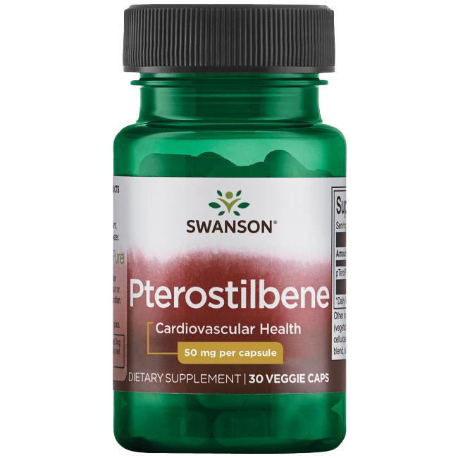 Swanson Pterostilben, 50 mg – 30 Kapseln