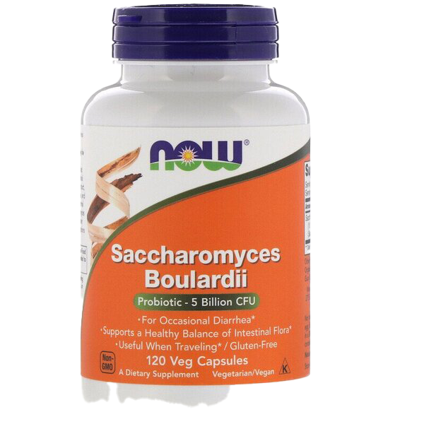 NOW Foods Saccharomyces Boulardii - 120 vcaps