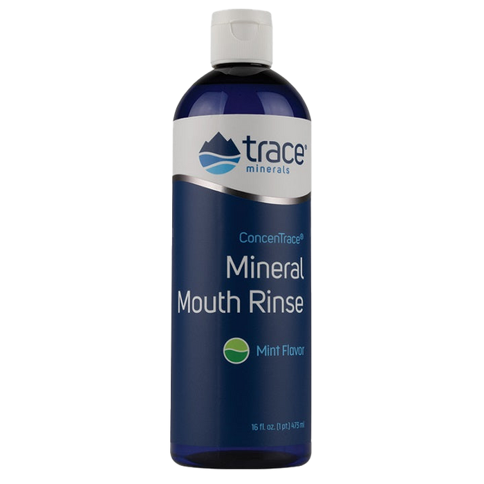 Trace Minerals ConcenTrace Mineral Mundspülung, Minze – 473 ml.