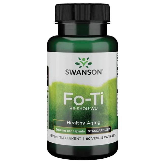 Swanson Fo-Ti Extract, 500mg - 60 vcaps