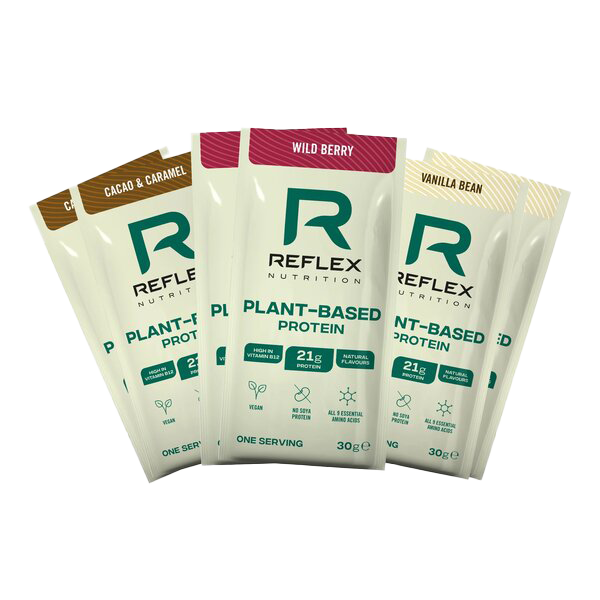 Reflex Nutrition pflanzliches Protein, Kakao und Karmel – 30 g (1 Portion)