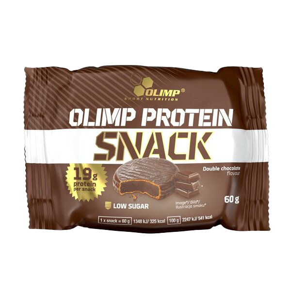 Olimp Nutrition Protein Snack, Double Chocolate - 12 x 60g