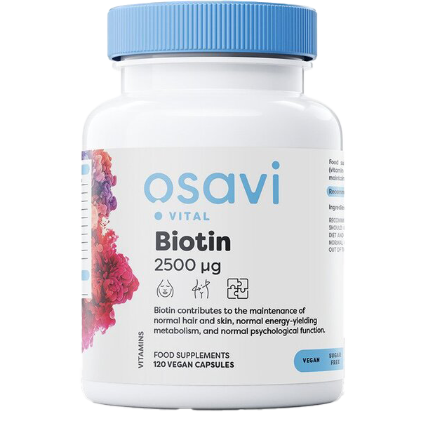 Osavi Biotin, 2500mcg - 120 vegan caps