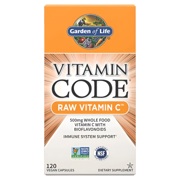 Garden of Life Vitamin Code Raw Vitamin C - 120 vegan caps