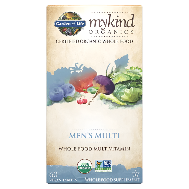 Garden of Life Mykind Organics Men's Multi - 60 vegan tabs