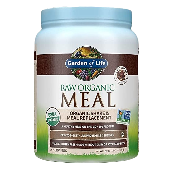 Garden of Life Raw Organic Meal, Chocolate Cacao - 509g