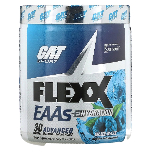 GAT Flexx EAAs + Hydration, Blue Razz - 345 grams