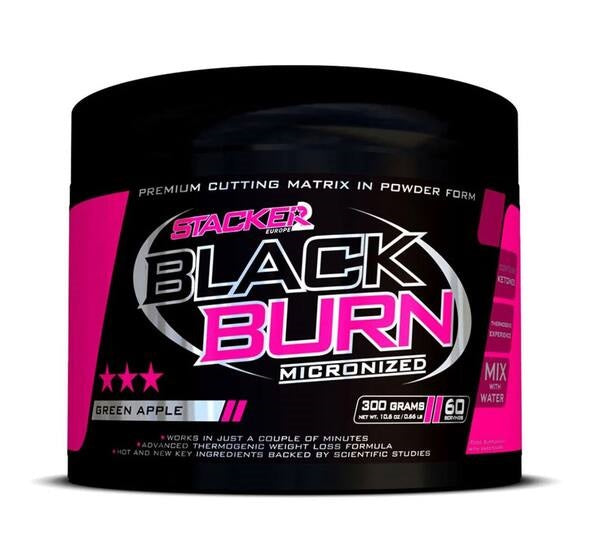 Stacker2 Europe Black Burn Micronized- 300 grams