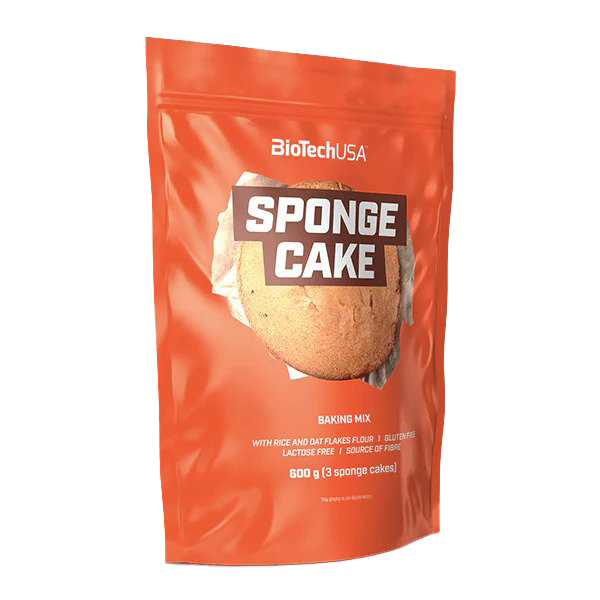 BioTechUSA Sponge Cake Baking Mix - 600g