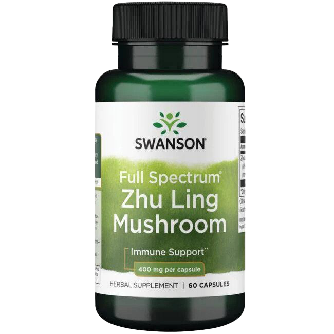 Swanson Full Spectrum Zhu Ling Mushroom, 400mg - 60 caps