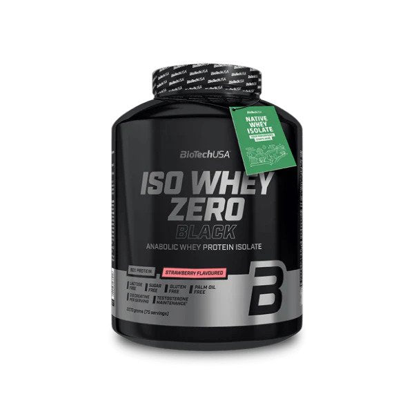 BioTechUSA Iso Whey Zero Black Strawberry 2270g - Protein at MySupplementShop by BioTechUSA