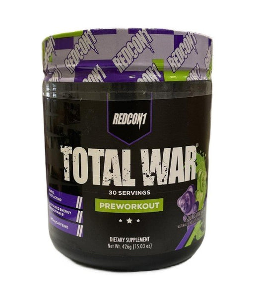 Redcon1 Total War - Preworkout, Sour Gummy Bear Best Value Sports Supplements at MYSUPPLEMENTSHOP.co.uk