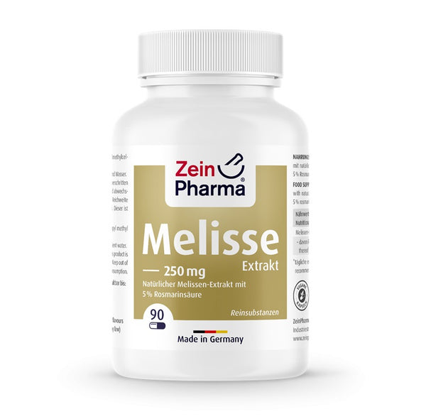 Zein Pharma Melissa Extract, 250mg - 90 vcaps - Sports Supplements at MySupplementShop by Zein Pharma