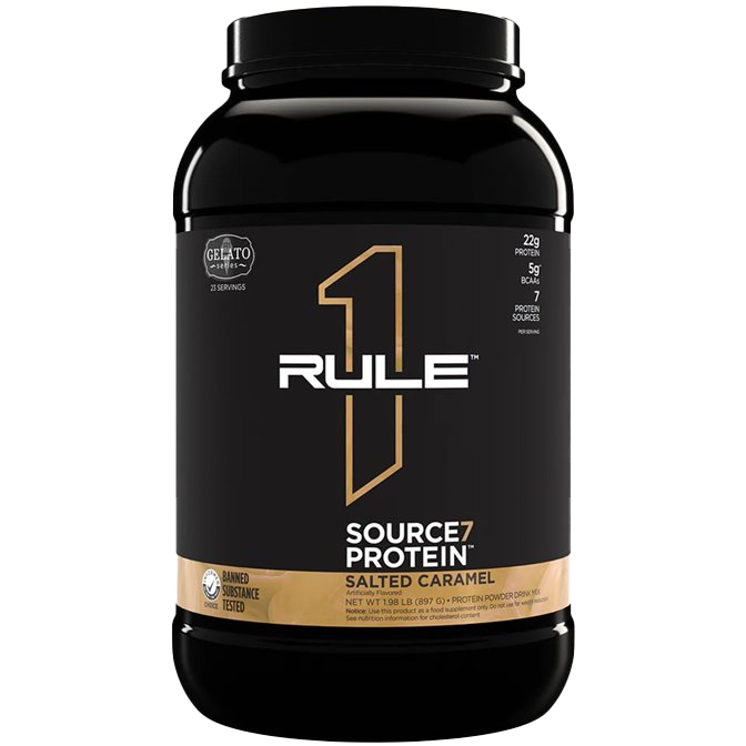 Rule One Source7 Protein, Salted Caramel Gelato