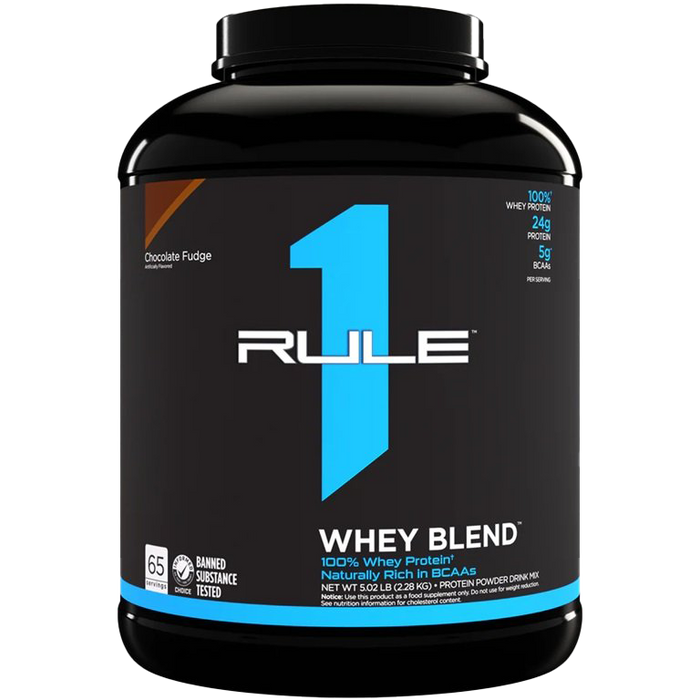 R1 Whey Blend, Chocolate Fudge - 2280g