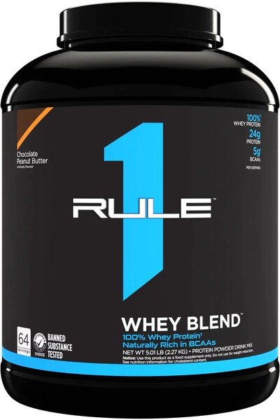 R1 Whey Blend, Chocolate Peanut Butter - 2270g - Whey Proteins at MySupplementShop by Rule One