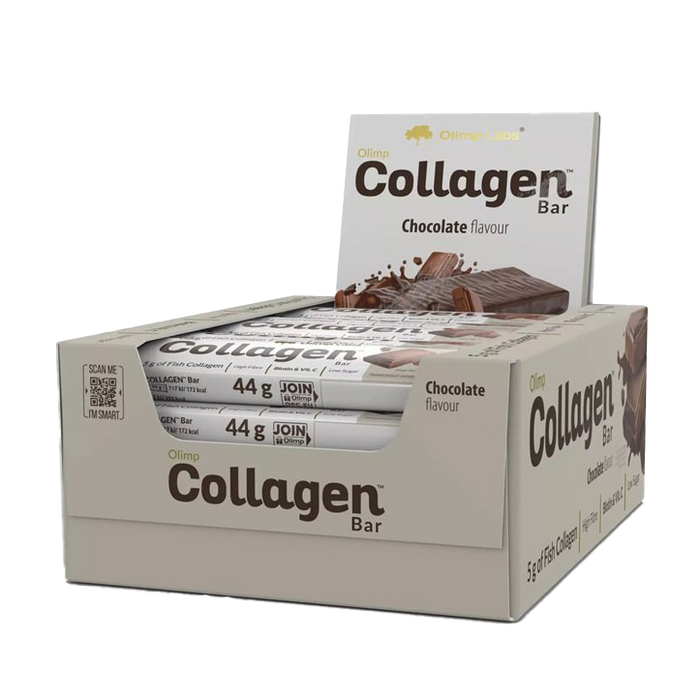 Olimp Nutrition Collagen Bar, Chocolate (EAN 5901330094002) 25 x 44g