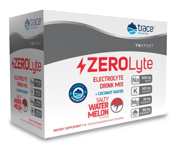 ZEROLyte, Salty Watermelon - 30 packets - Default Title - Health and Wellbeing at MySupplementShop by Trace Minerals