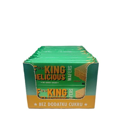 Allnutrition Fitking Delicious Wafers, Peanut - 32 x 80g - Default Title - Sports Nutrition at MySupplementShop by Allnutrition