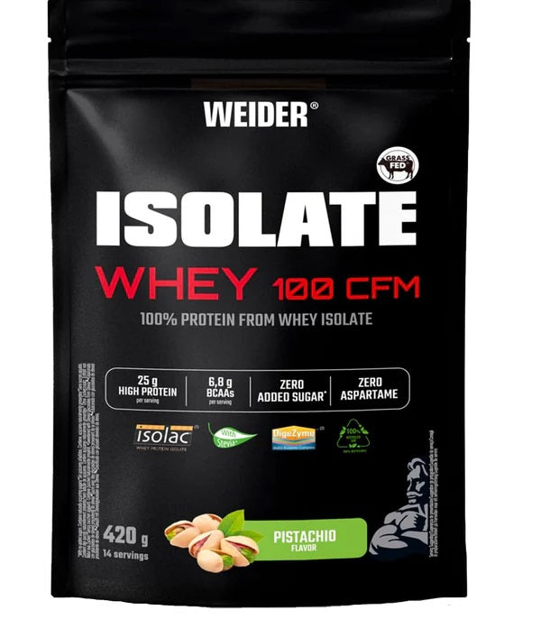 Weider Isolate Whey 100 CFM 420g - Pistachio - Whey Proteins at MySupplementShop by Weider