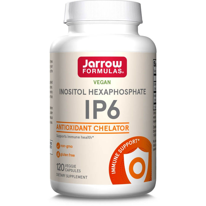 Jarrow Formulas IP6 Inositol Hexaphosphate 500 mg 120 Veggie Capsules - Health and Wellbeing at MySupplementShop by Jarrow Formulas