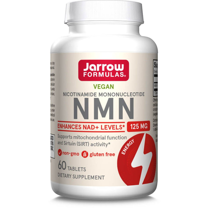 Jarrow Formulas Nicotinamide Mononucleotide (NMN) 125mg 60 Tablets - Energy & Vitality at MySupplementShop by Jarrow Formulas