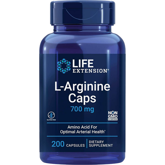 Life Extension L-Arginin-Kapseln, 700 mg – 200 Kapseln