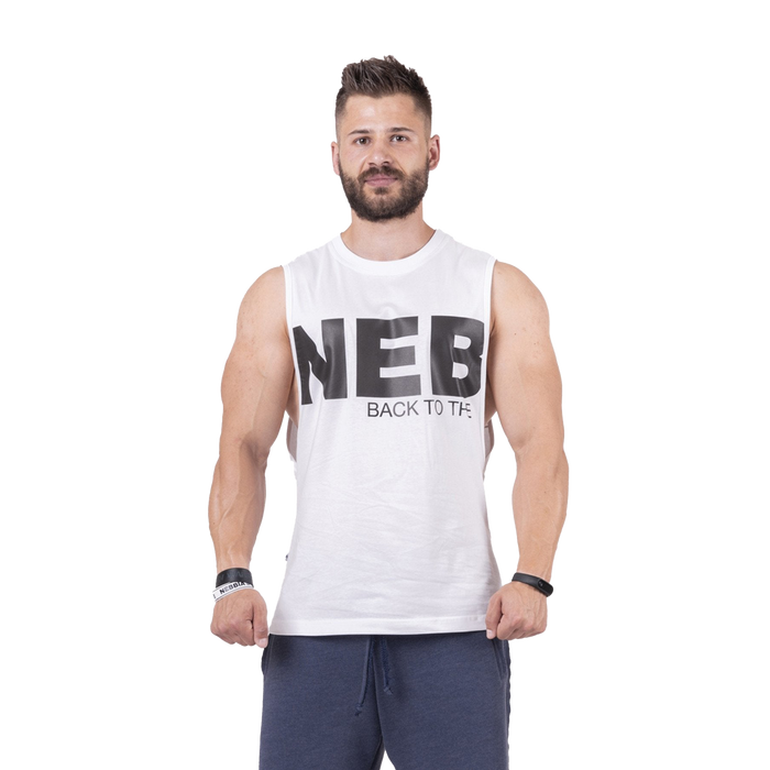 Nebbia Back To The Hardcore Tank Top 144 - White