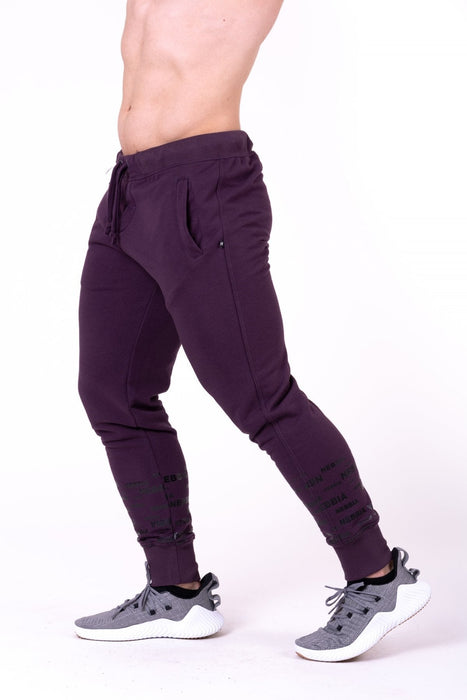 Nebbia Gym Hero Joggers 153 - Burgundy - Large - Joggers at MySupplementShop by Nebbia