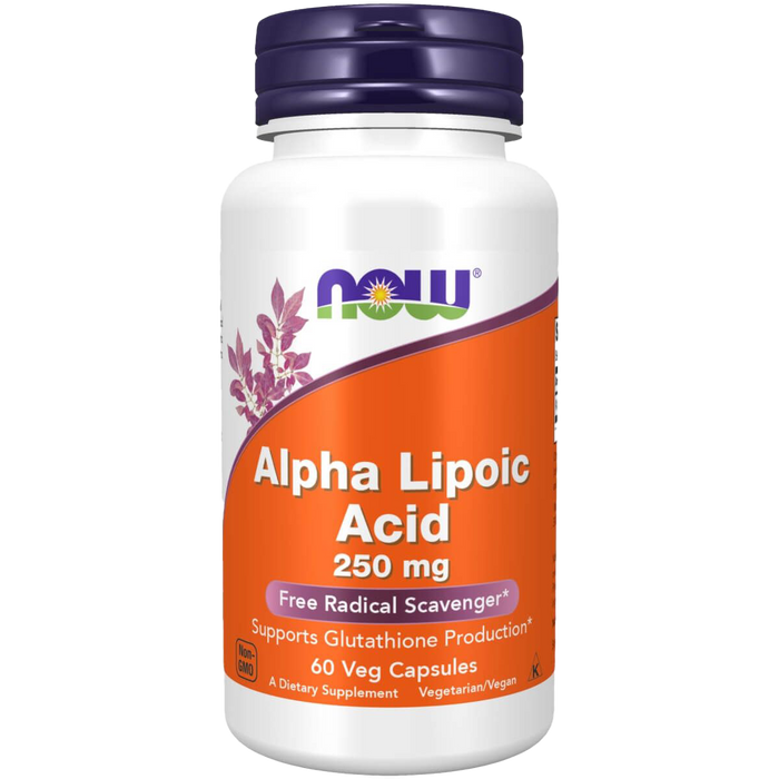 NOW Foods Alpha Lipoic Acid 250 mg 60 Veg Capsules