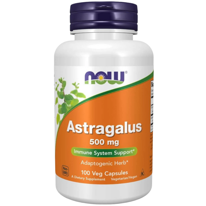 NOW Foods Astragalus 500 mg 100 Capsules